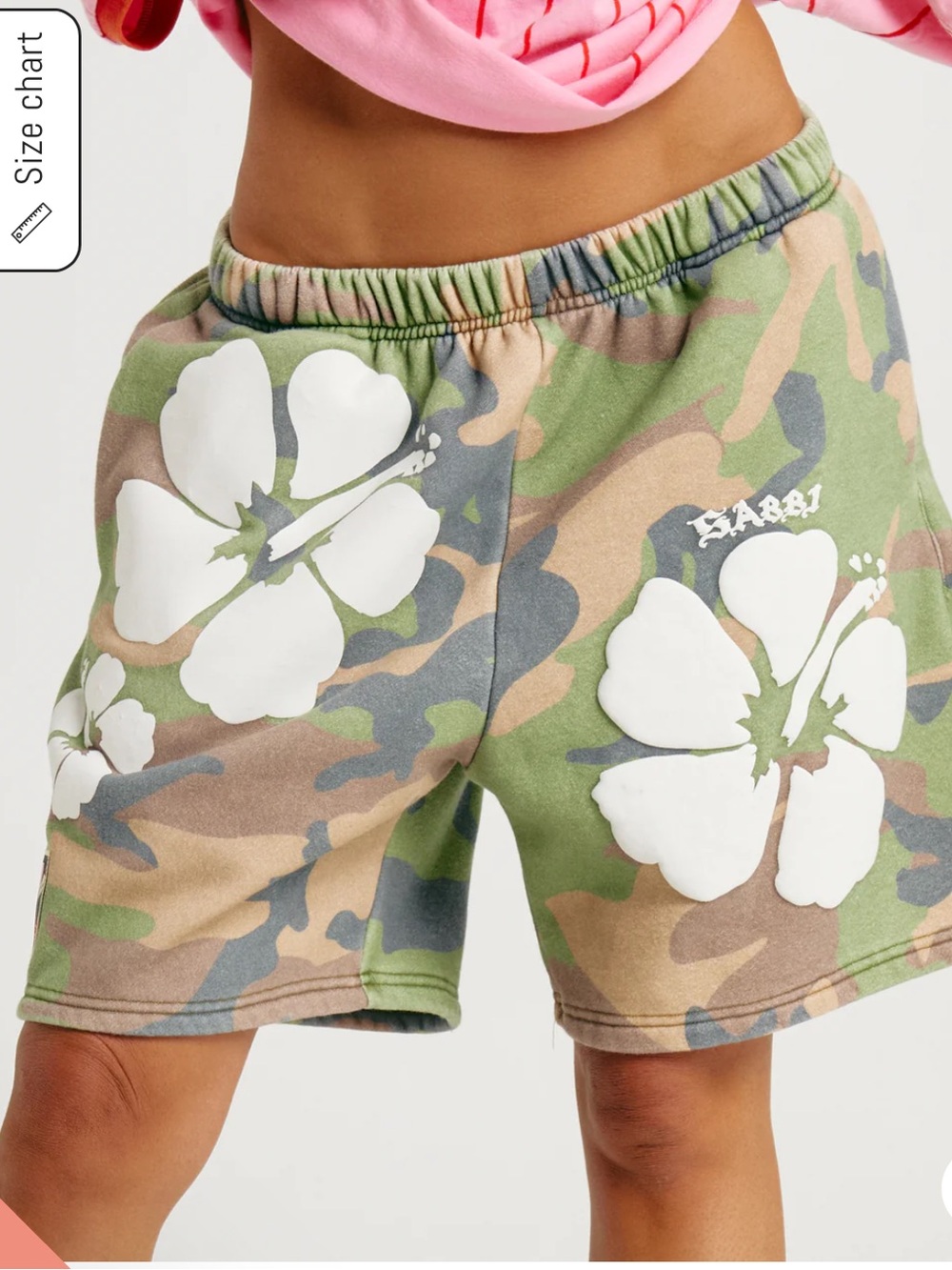 Sabbi Happy Hibiscus Camo Shorts - Picture 3 of 11